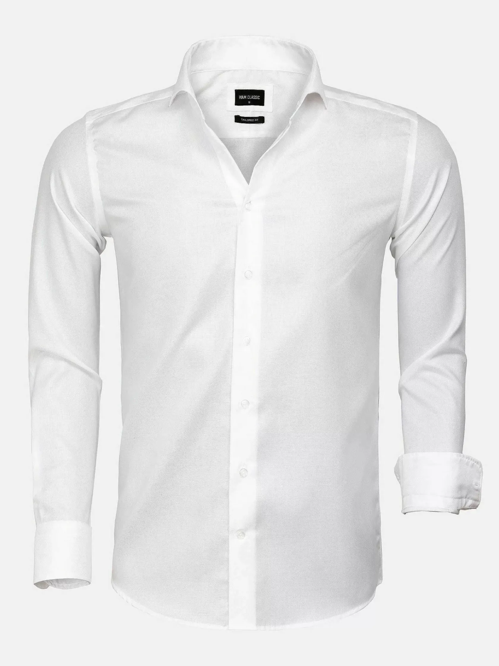 Wam Denim Overhemd Lange Mouwen|Overhemd 75613 Burgos White