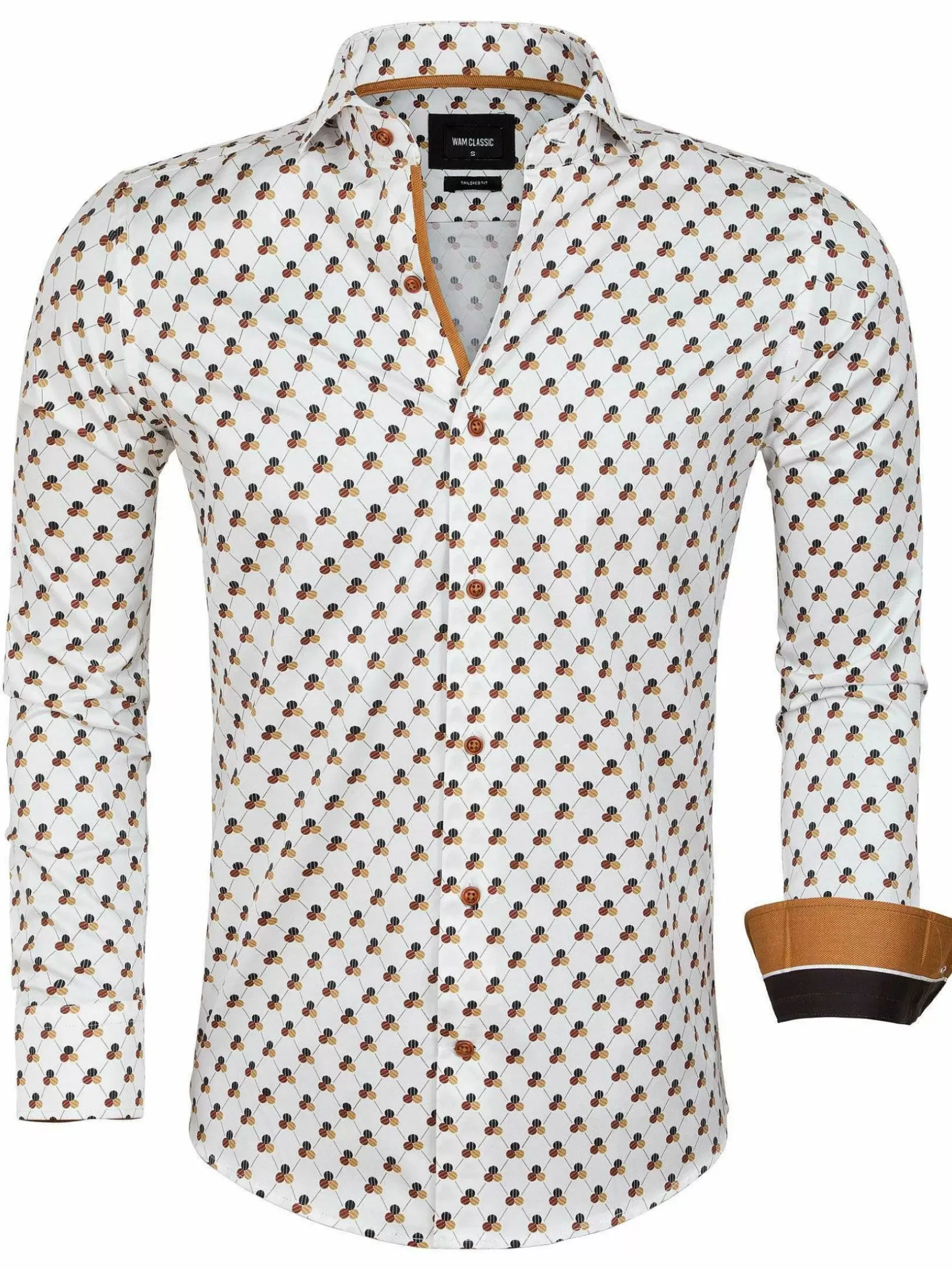 Wam Denim Overhemd Lange Mouwen|Overhemd 75626 Cadiz White