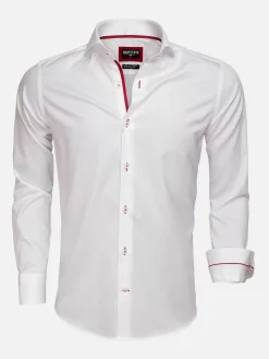 Wam Denim Overhemd Lange Mouwen|Overhemd 75525 Jaen White