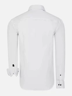 Wam Denim Overhemd Lange Mouwen|Overhemd Lange Mouw 59014 Brizon White