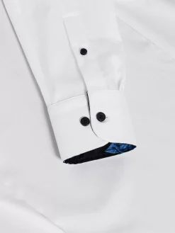 Wam Denim Overhemd Lange Mouwen|Overhemd Lange Mouw 59014 Brizon White