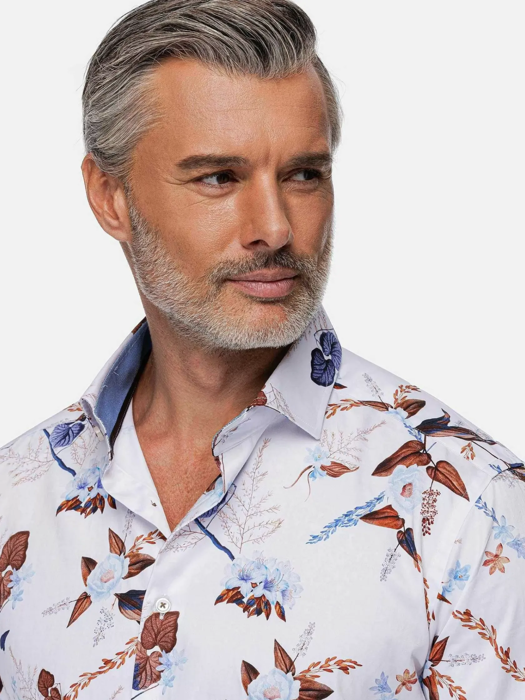 Wam Denim Overhemd Lange Mouwen|Overhemd Lange Mouw 75735 Camburn White