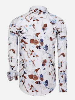 Wam Denim Overhemd Lange Mouwen|Overhemd Lange Mouw 75735 Camburn White