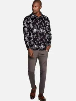 Wam Denim Overhemd Lange Mouwen|Overhemd Lange Mouw 75717 Cordoba Black