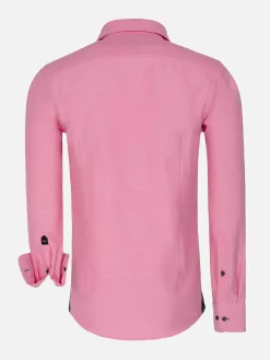 Wam Denim Overhemd Lange Mouwen|Overhemd Lange Mouw 75698 Cruise Fuchsia