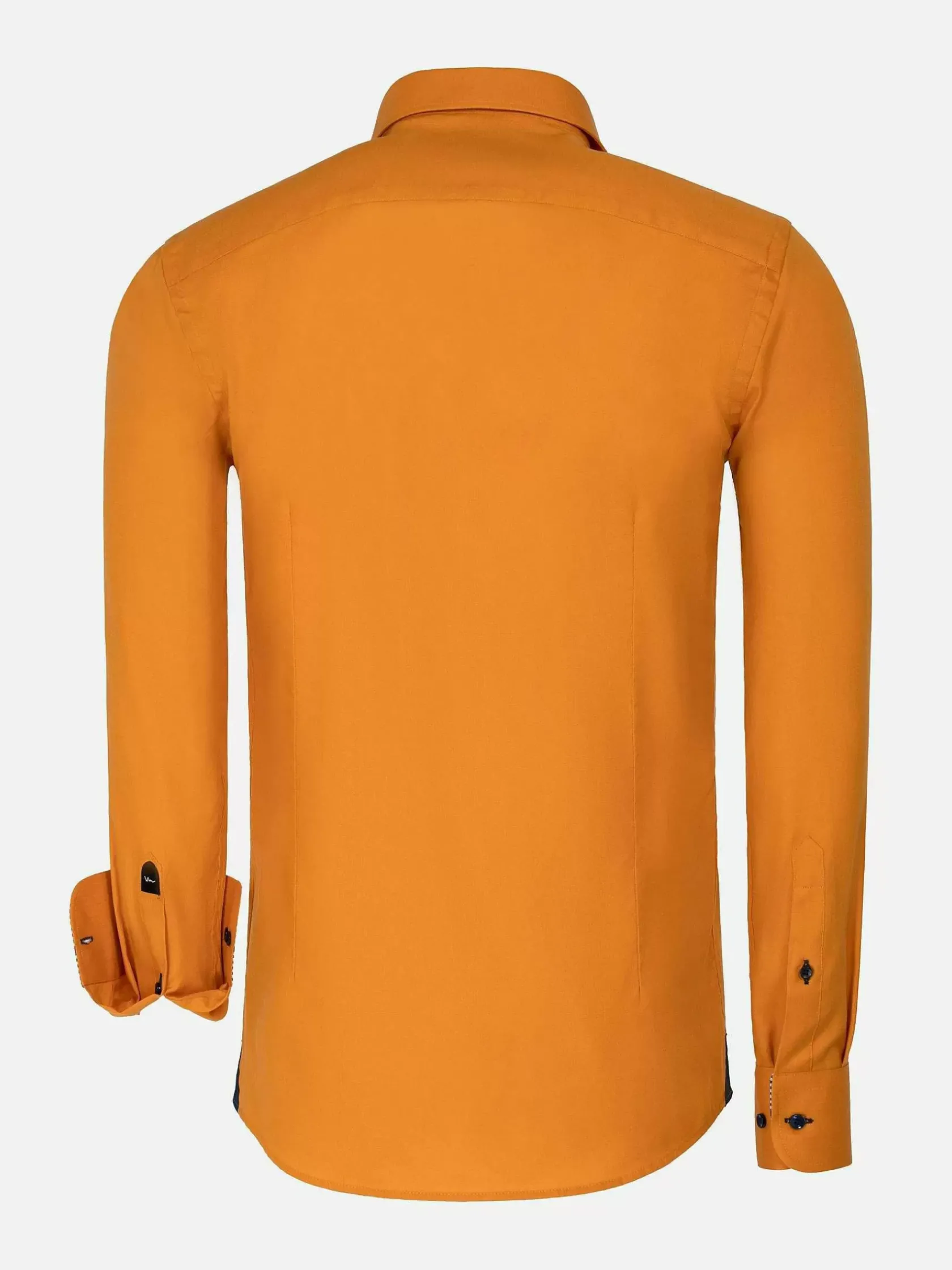 Wam Denim Overhemd Lange Mouwen|Overhemd Lange Mouw 75698 Cruise Orange