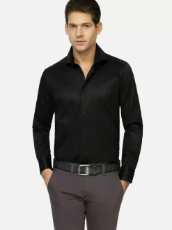 Wam Denim Overhemd Lange Mouwen|Overhemd Lange Mouw 75665 Harvery Specter Black