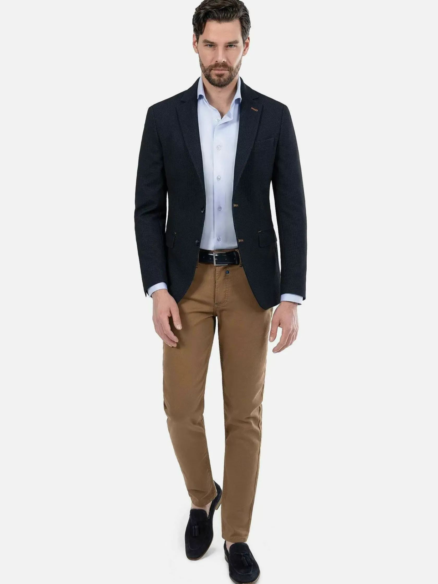 Wam Denim Overhemd Lange Mouwen|Overhemd Lange Mouw 75665 Harvery Specter Light Blue