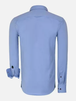 Wam Denim Overhemd Lange Mouwen|Overhemd Lange Mouw 75699 Karls Light Blue