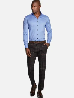 Wam Denim Overhemd Lange Mouwen|Overhemd Lange Mouw 75699 Karls Light Blue