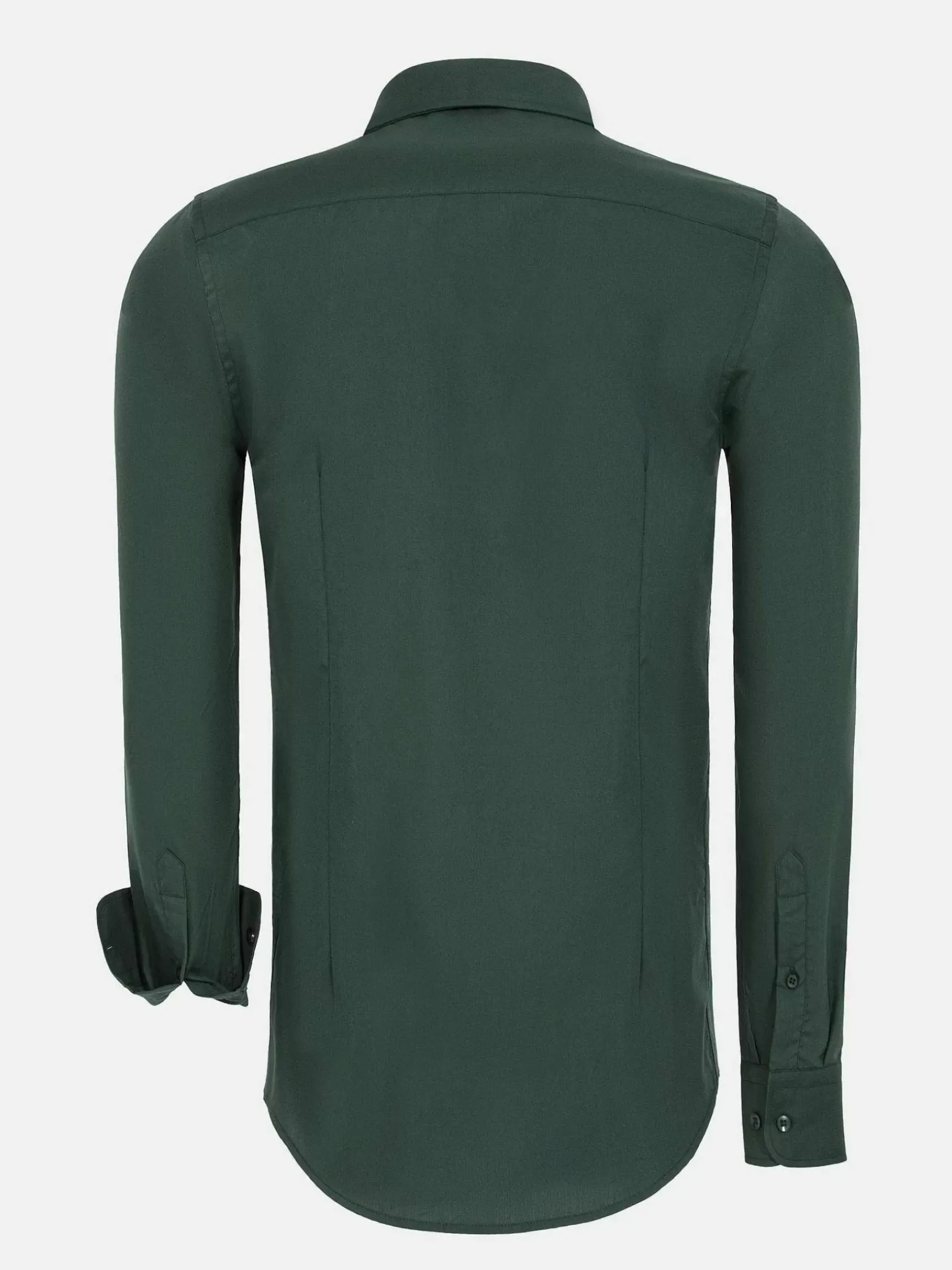 Wam Denim Overhemd Lange Mouwen|Overhemd Lange Mouw 85296 Leira Dark Green