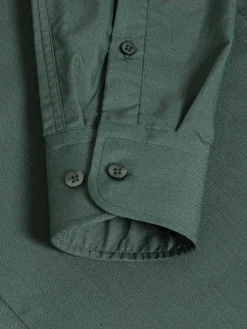 Wam Denim Overhemd Lange Mouwen|Overhemd Lange Mouw 85296 Leira Dark Green