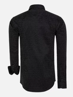 Wam Denim Overhemd Lange Mouwen|Overhemd Lange Mouw 75675 Lonval Black