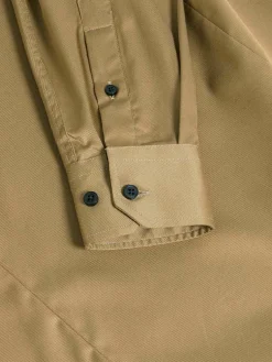 Wam Denim Overhemd Lange Mouwen|Overhemd Lange Mouw 59015 Michell Dark Beige