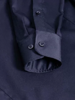 Wam Denim Overhemd Lange Mouwen|Overhemd Lange Mouw 75711 Monsebo Navy