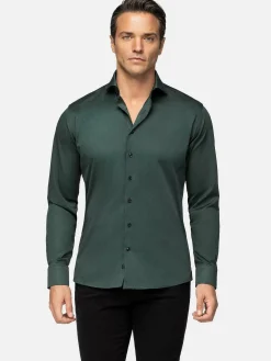 Wam Denim Overhemd Lange Mouwen|Overhemd Lange Mouw 75716 Morebo Green