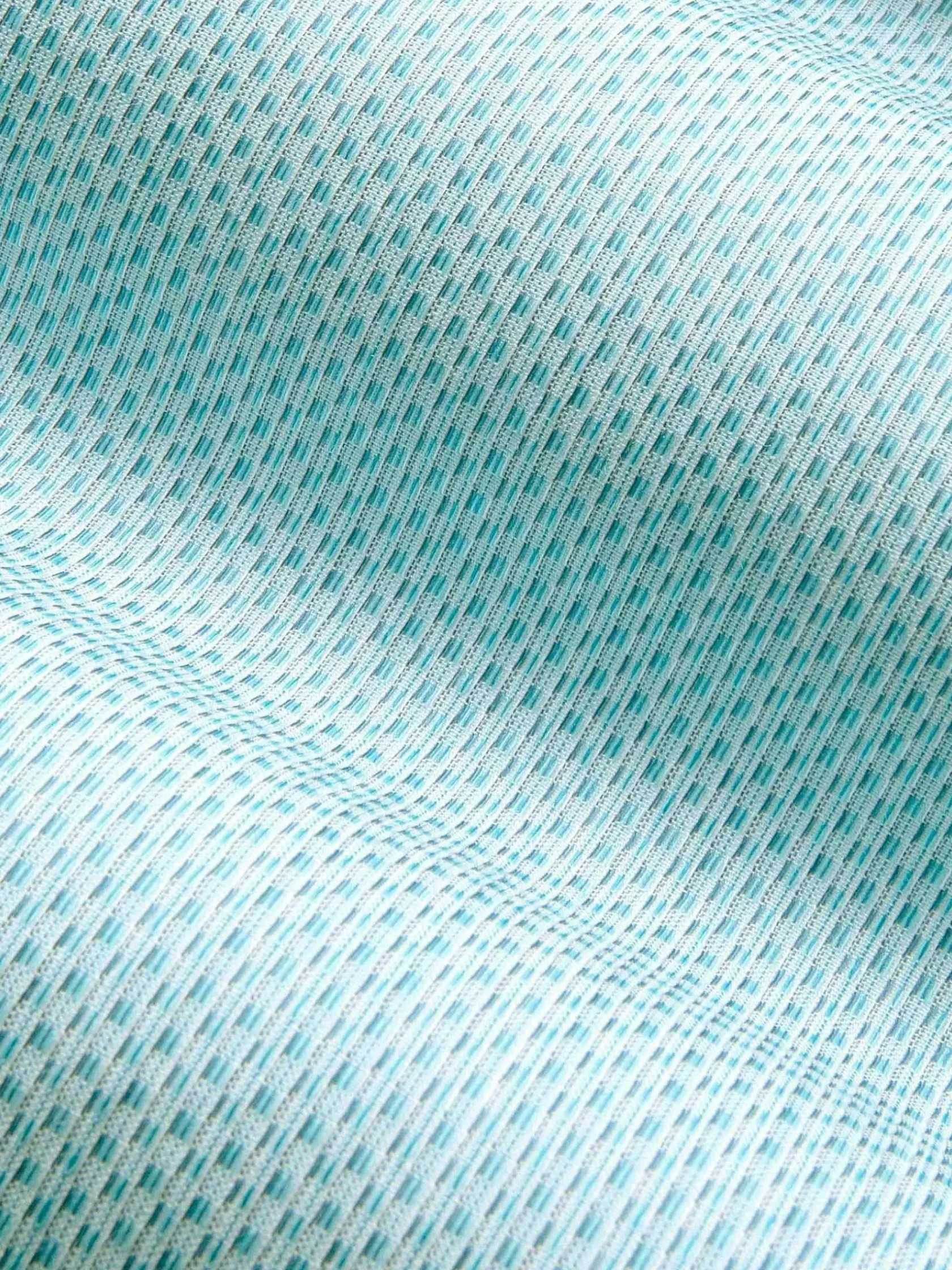 Wam Denim Overhemd Lange Mouwen|Overhemd Lange Mouw 75694 Murial Turquoise