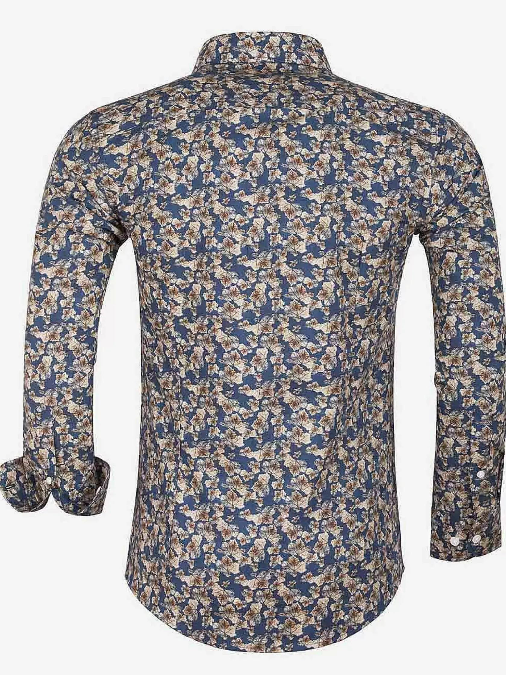 Wam Denim Overhemd Lange Mouwen|Overhemd Lange Mouw 65045 Navy