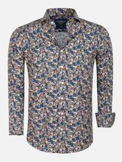 Wam Denim Overhemd Lange Mouwen|Overhemd Lange Mouw 65045 Navy