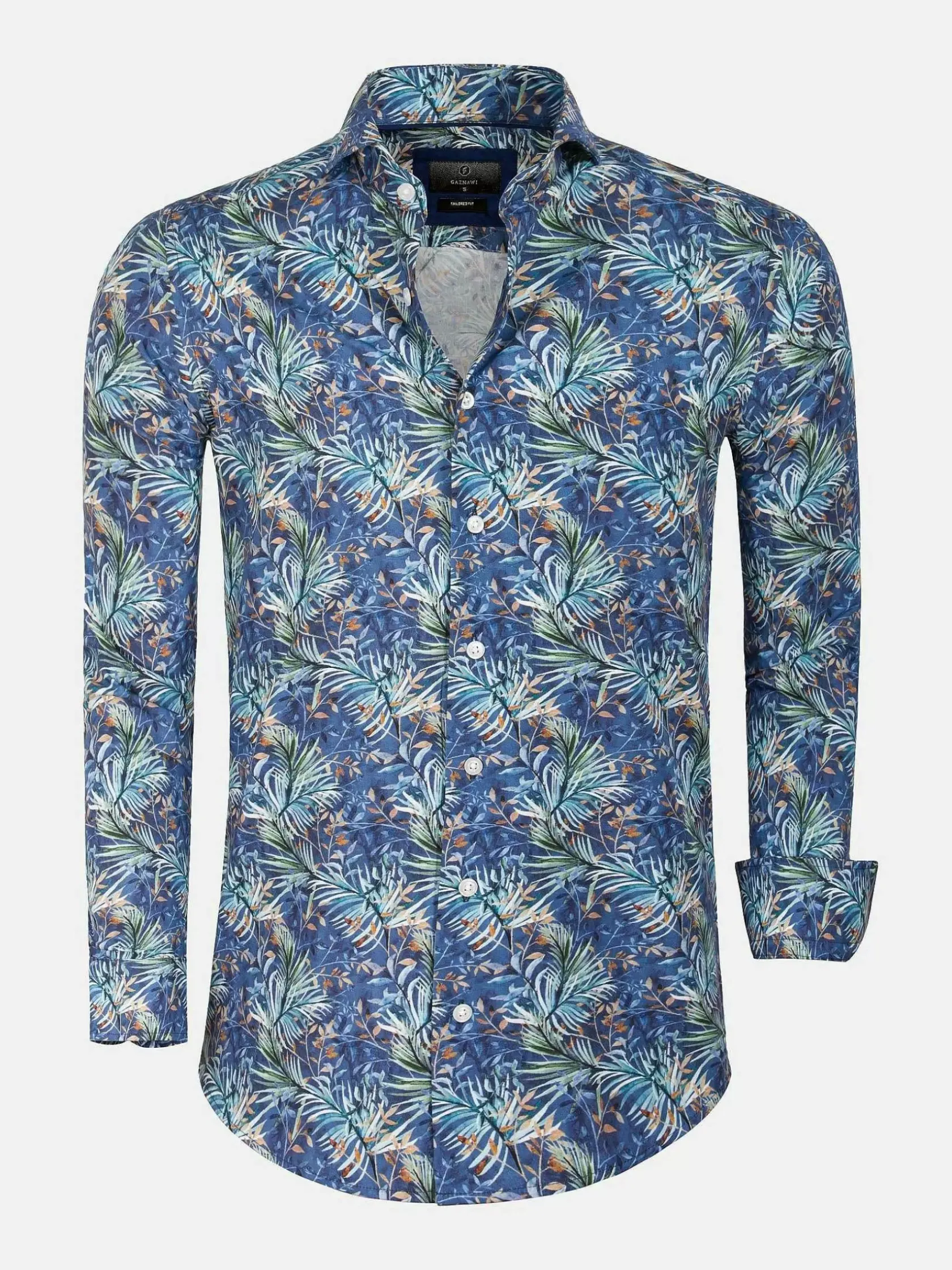 Wam Denim Overhemd Lange Mouwen|Overhemd Lange Mouw 65045 Navy Blue