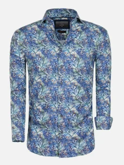 Wam Denim Overhemd Lange Mouwen|Overhemd Lange Mouw 57000 Navy Blue