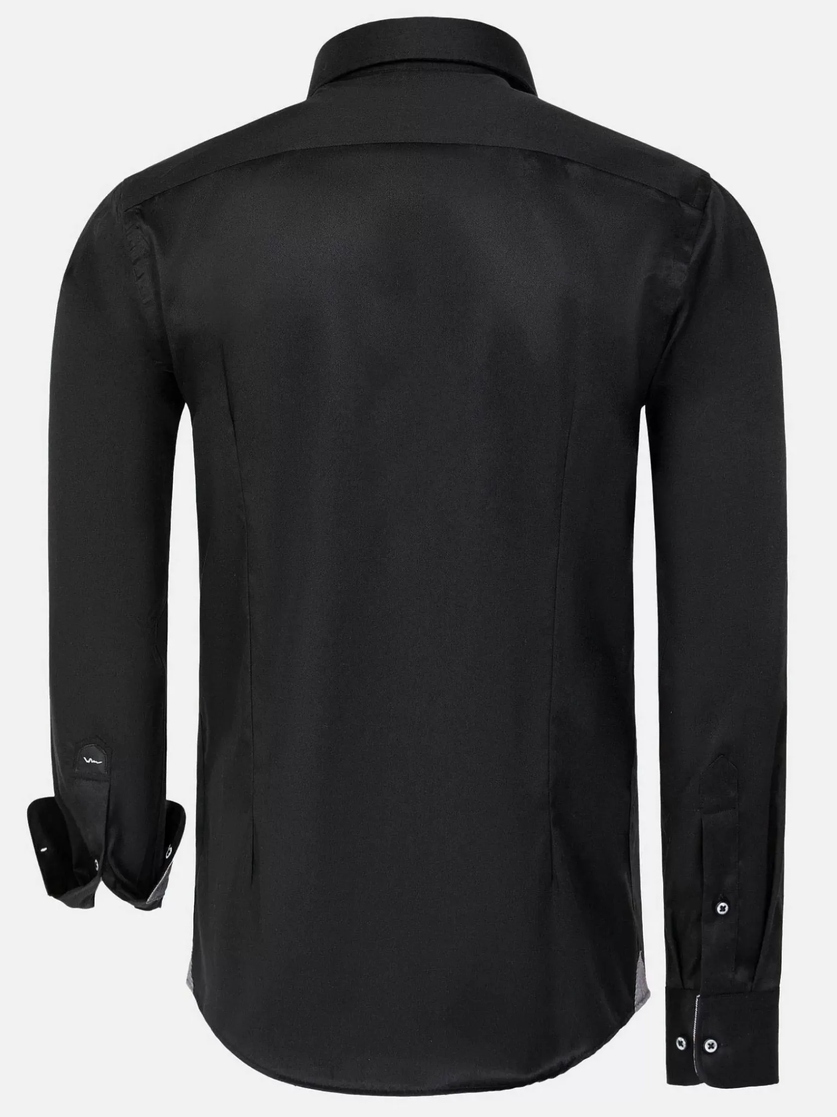 Wam Denim Overhemd Lange Mouwen|Overhemd Lange Mouw 75679 Pavel Black