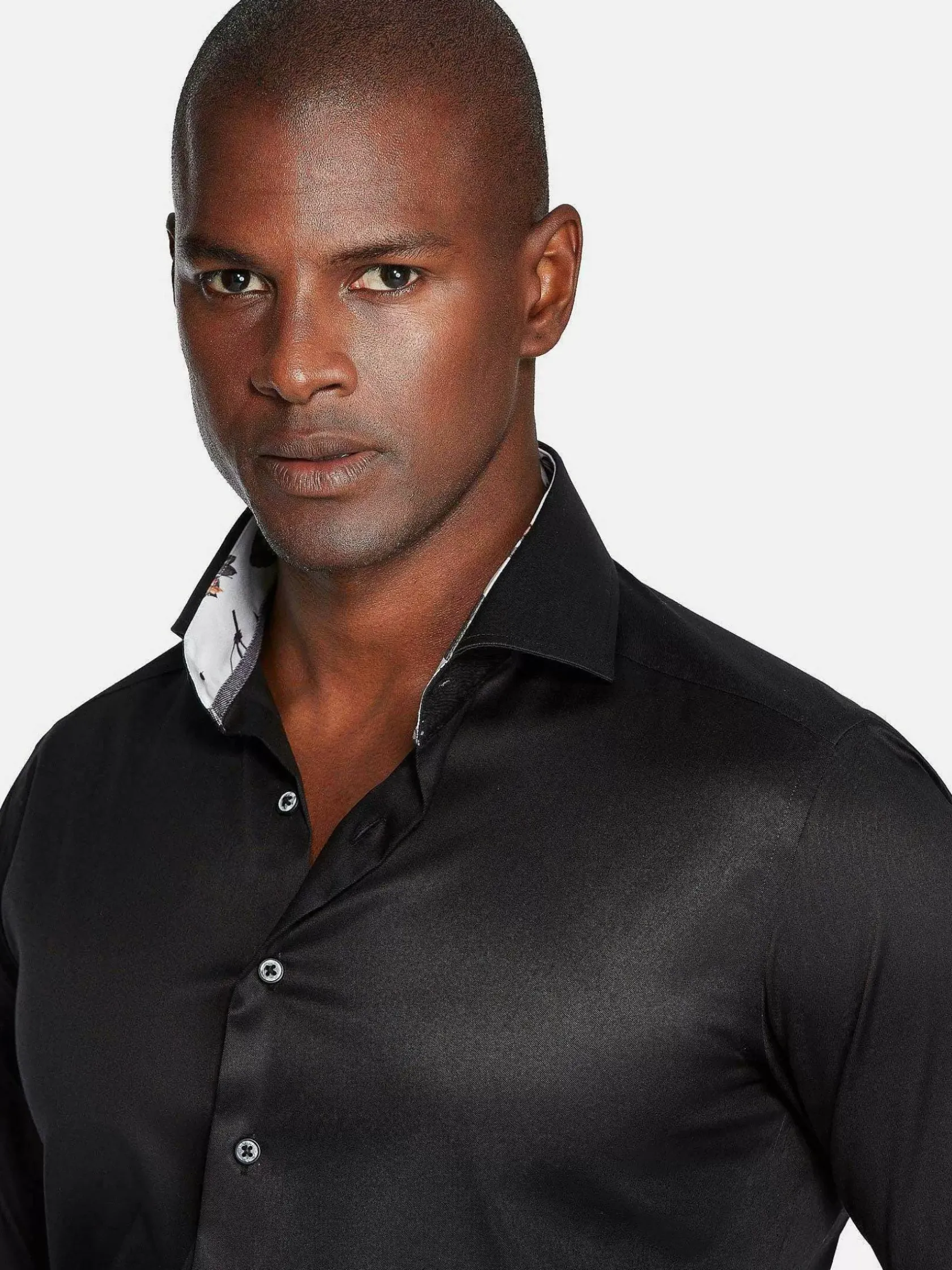 Wam Denim Overhemd Lange Mouwen|Overhemd Lange Mouw 75679 Pavel Black