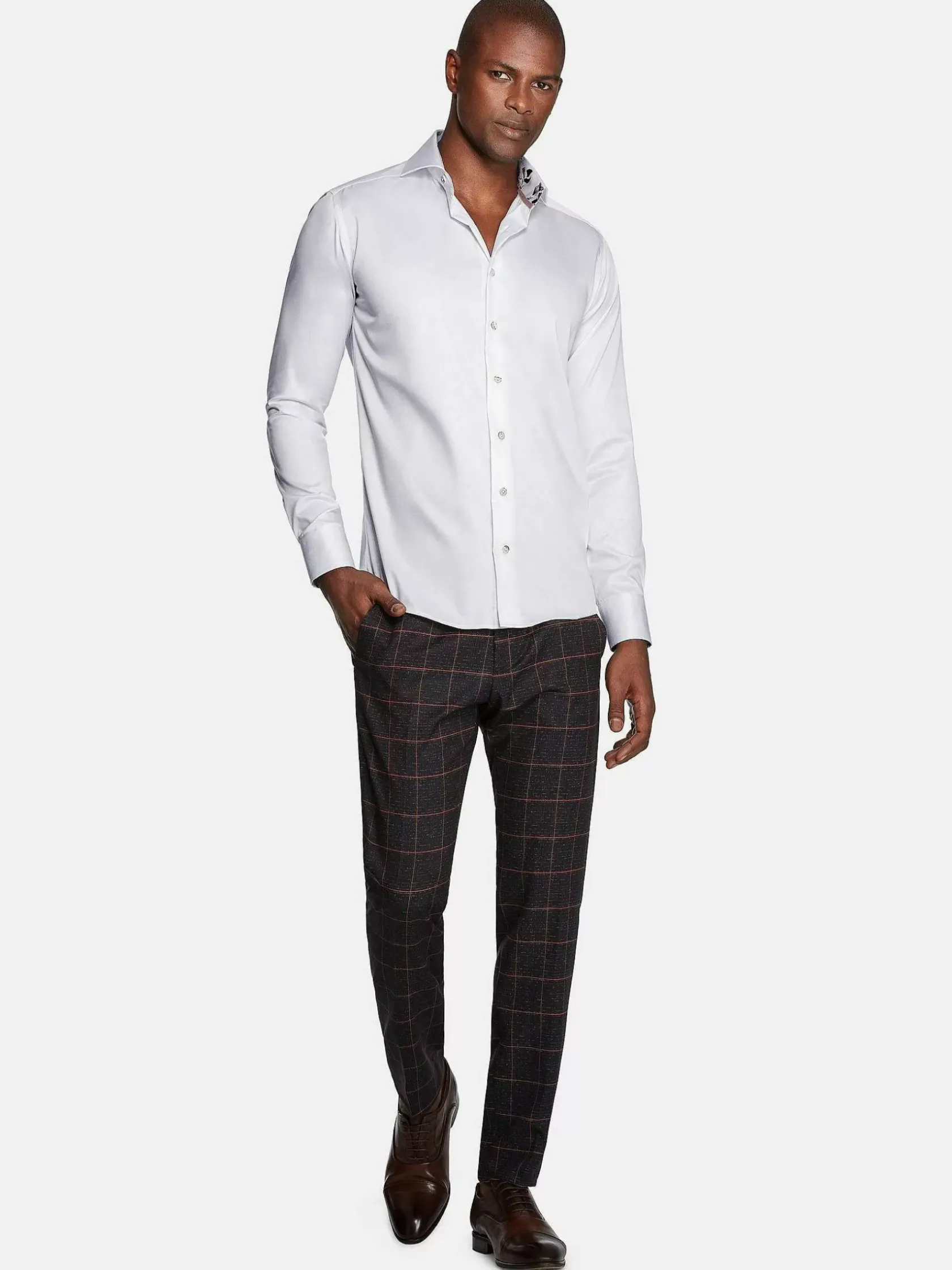 Wam Denim Overhemd Lange Mouwen|Overhemd Lange Mouw 75679 Pavel White