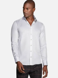 Wam Denim Overhemd Lange Mouwen|Overhemd Lange Mouw 75679 Pavel White