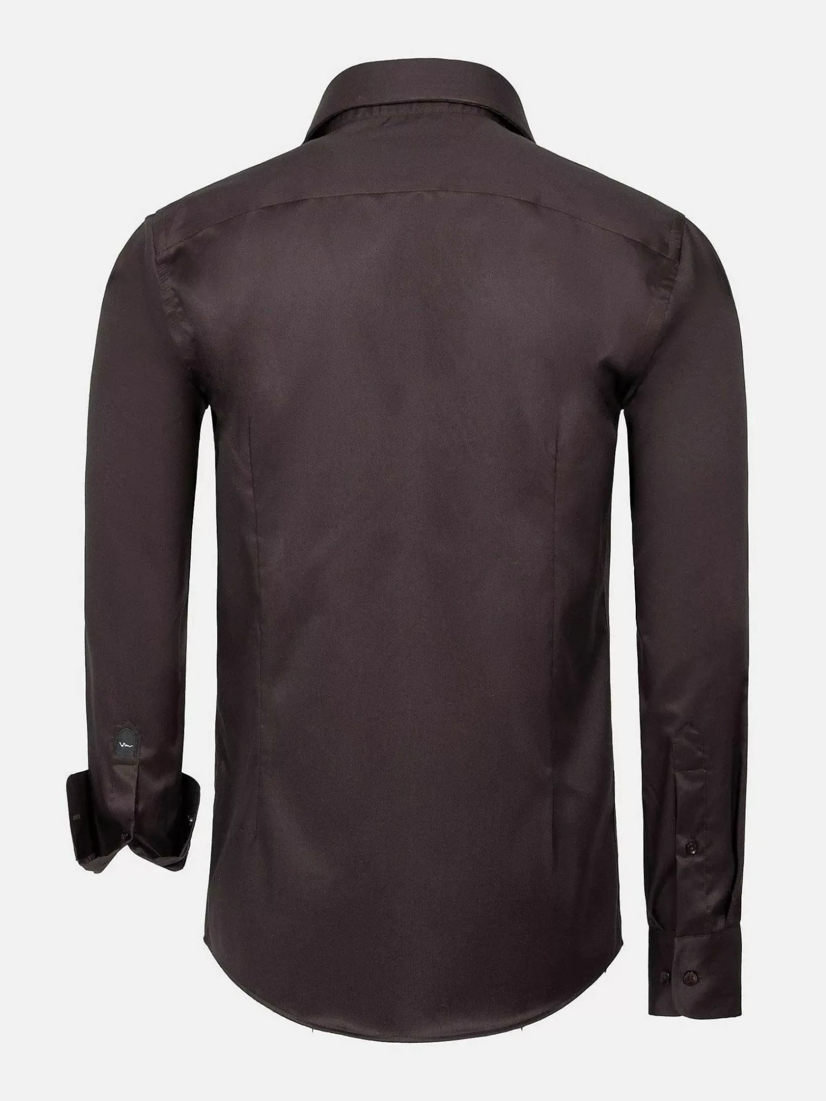 Wam Denim Overhemd Lange Mouwen|Overhemd Lange Mouw 75665 Pelle Brown