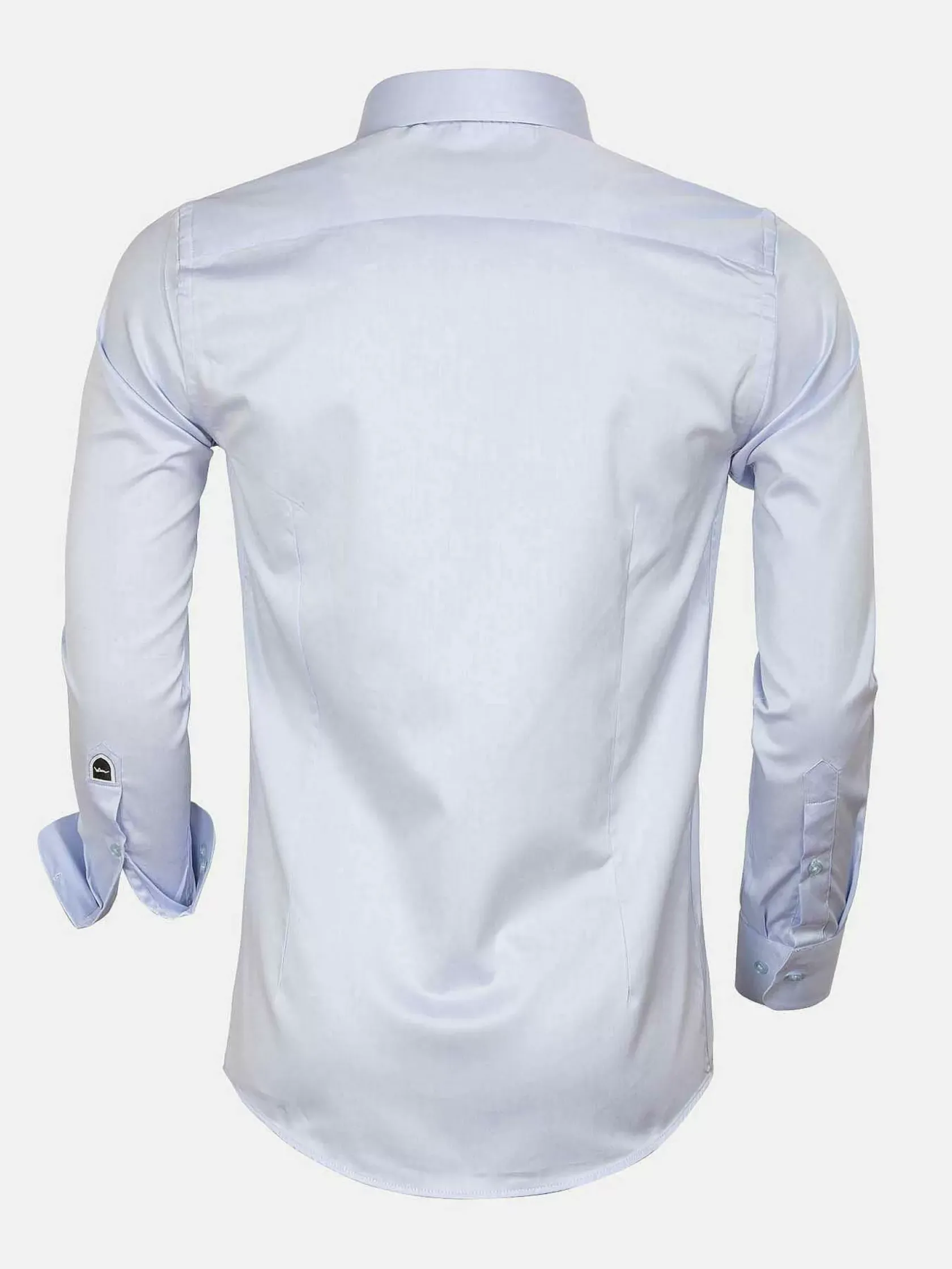 Wam Denim Overhemd Lange Mouwen|Overhemd Lange Mouw Prato 75563 Light Blue
