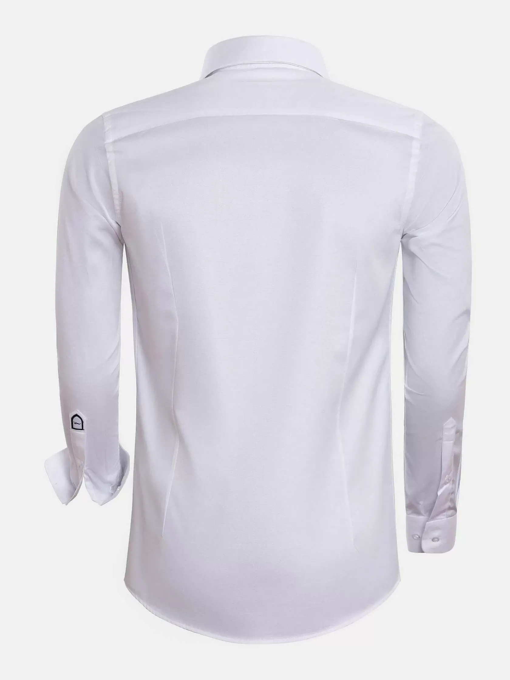Wam Denim Overhemd Lange Mouwen|Overhemd Lange Mouw Prato 75563 White