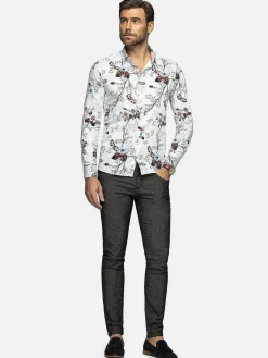 Wam Denim Overhemd Lange Mouwen|Overhemd Lange Mouw 75693 Rennes