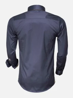 Wam Denim Overhemd Lange Mouwen|Overhemd Lange Mouw Roma Anthracite