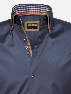 Wam Denim Overhemd Lange Mouwen|Overhemd Lange Mouw Roma Anthracite