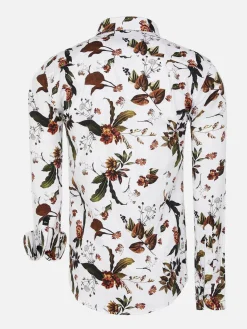 Wam Denim Overhemd Lange Mouwen|Overhemd Lange Mouw 75714 Santana White