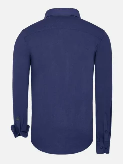 Wam Denim Overhemd Lange Mouwen|Overhemd Lange Mouw 75660 Sella Navy