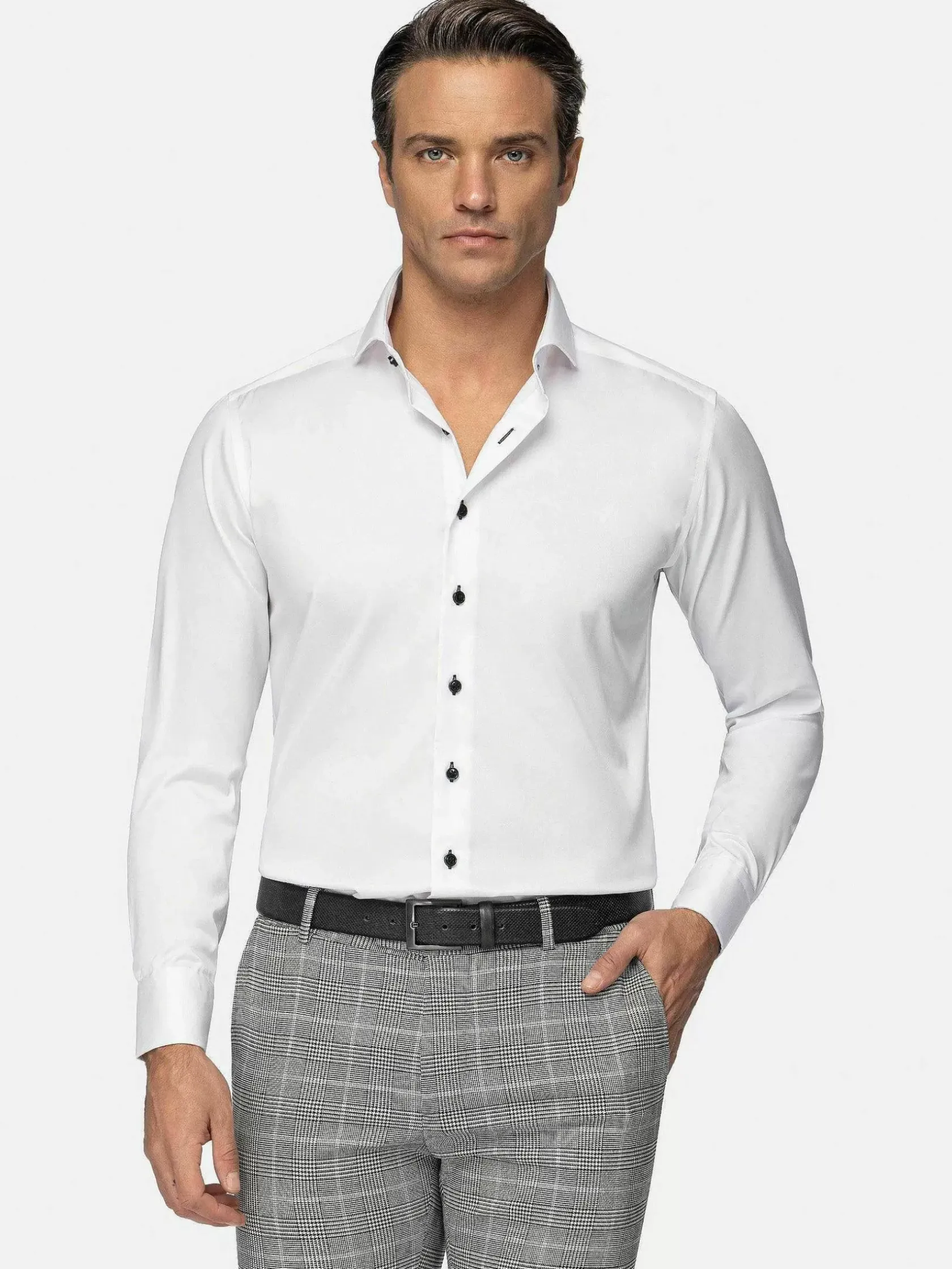 Wam Denim Overhemd Lange Mouwen|Overhemd Lange Mouw 75718 Sydney White