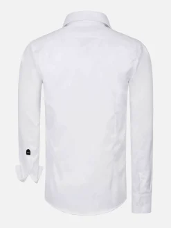 Wam Denim Overhemd Lange Mouwen|Overhemd Lang Mouw 75665 Harvey Specter White
