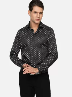 Wam Denim Overhemd Lange Mouwen|Overhemd Lnage Mouw 75676 Kurt Black