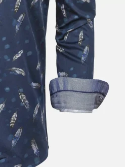 Wam Denim Overhemd Lange Mouwen|Overhemd 75602 Murcia Navy