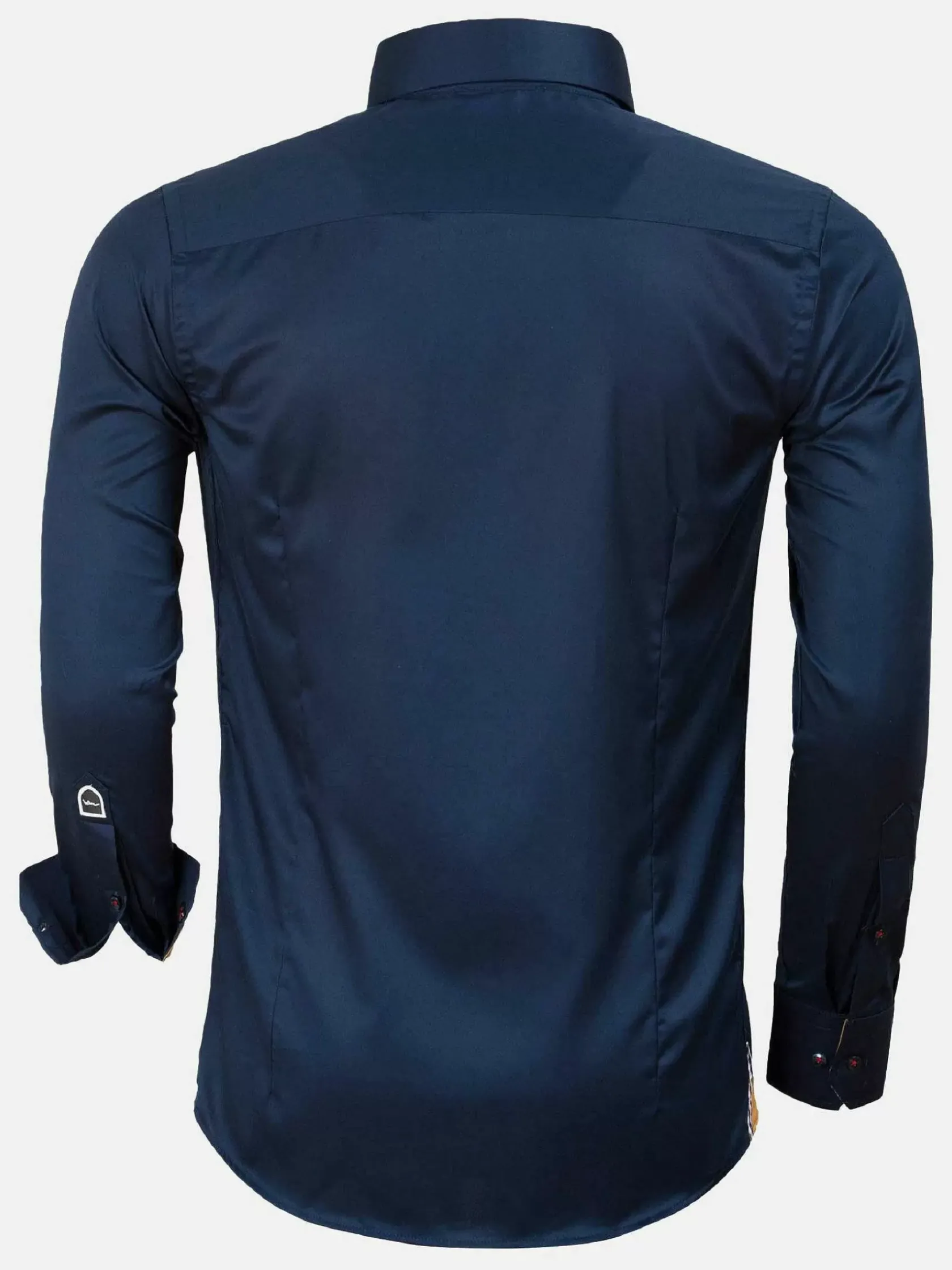 Wam Denim Overhemd Lange Mouwen|Overhemd 75428 Roma Navy