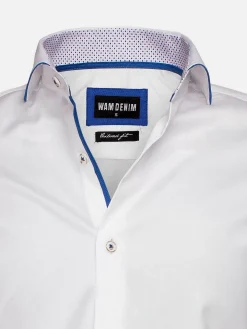 Wam Denim Overhemd Lange Mouwen|Overhemd 75541 Torino White
