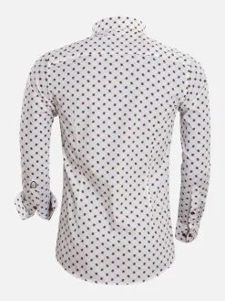 Wam Denim Overhemd Lange Mouwen|Overhemd 75568 Trento White