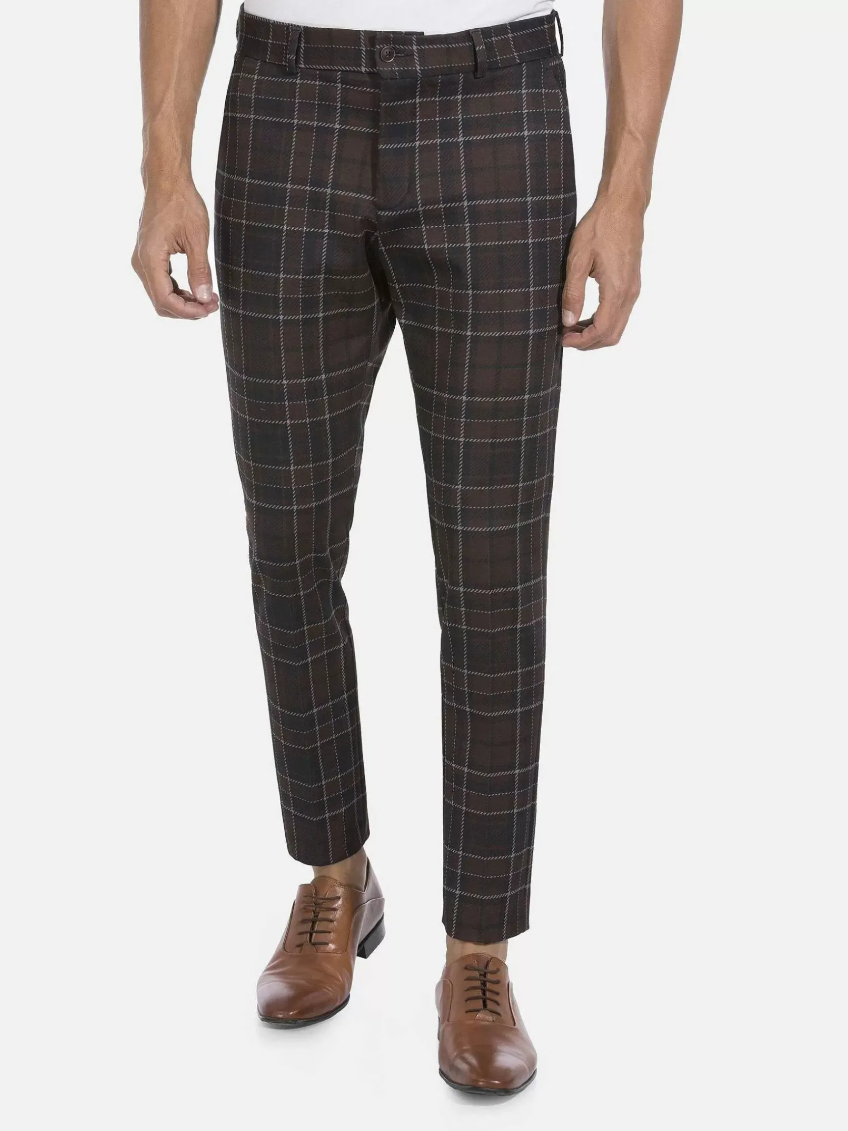 Wam Denim Pantalons|Pantalon 82151 Aleon Brown Navy