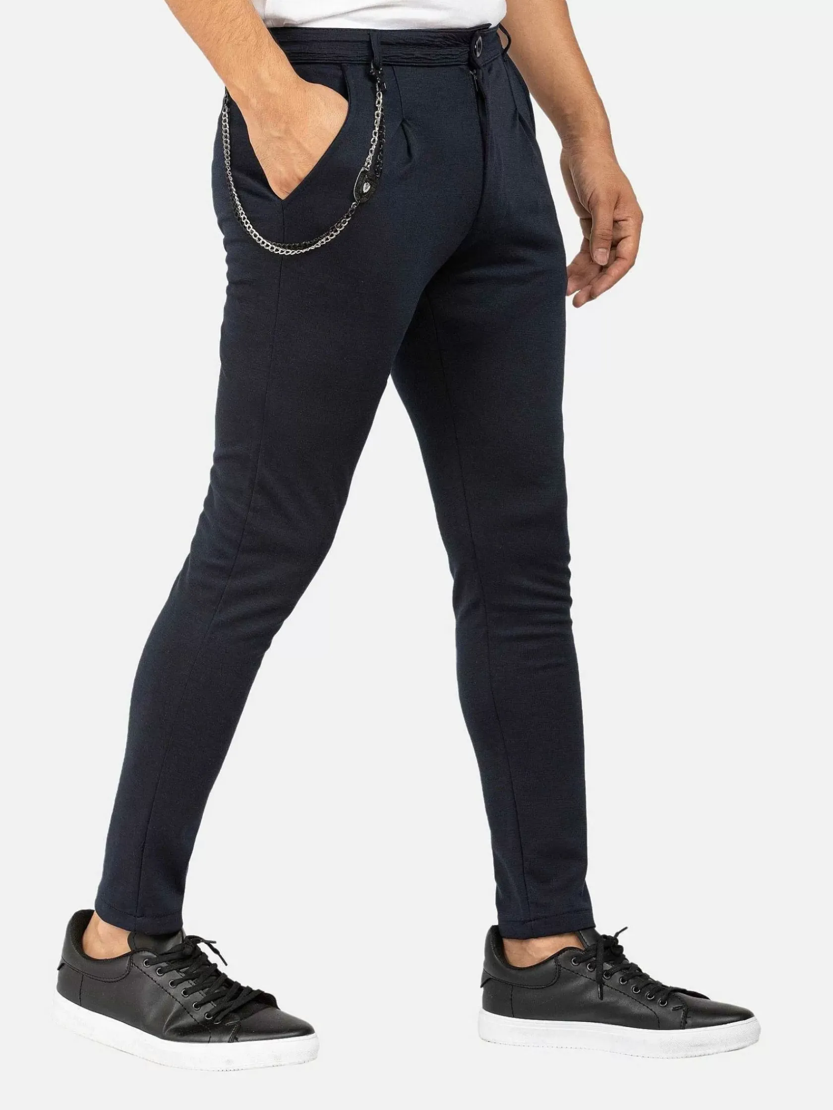 Wam Denim Pantalons|Pantalon 82108 Gaspare Navy