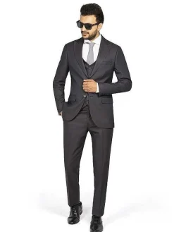 Wam Denim Pantalons|Pantalon 70055 Grenoble Brown Navy