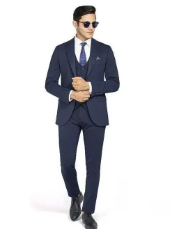 Wam Denim Pantalons|Pantalon 70051 Nice Navy