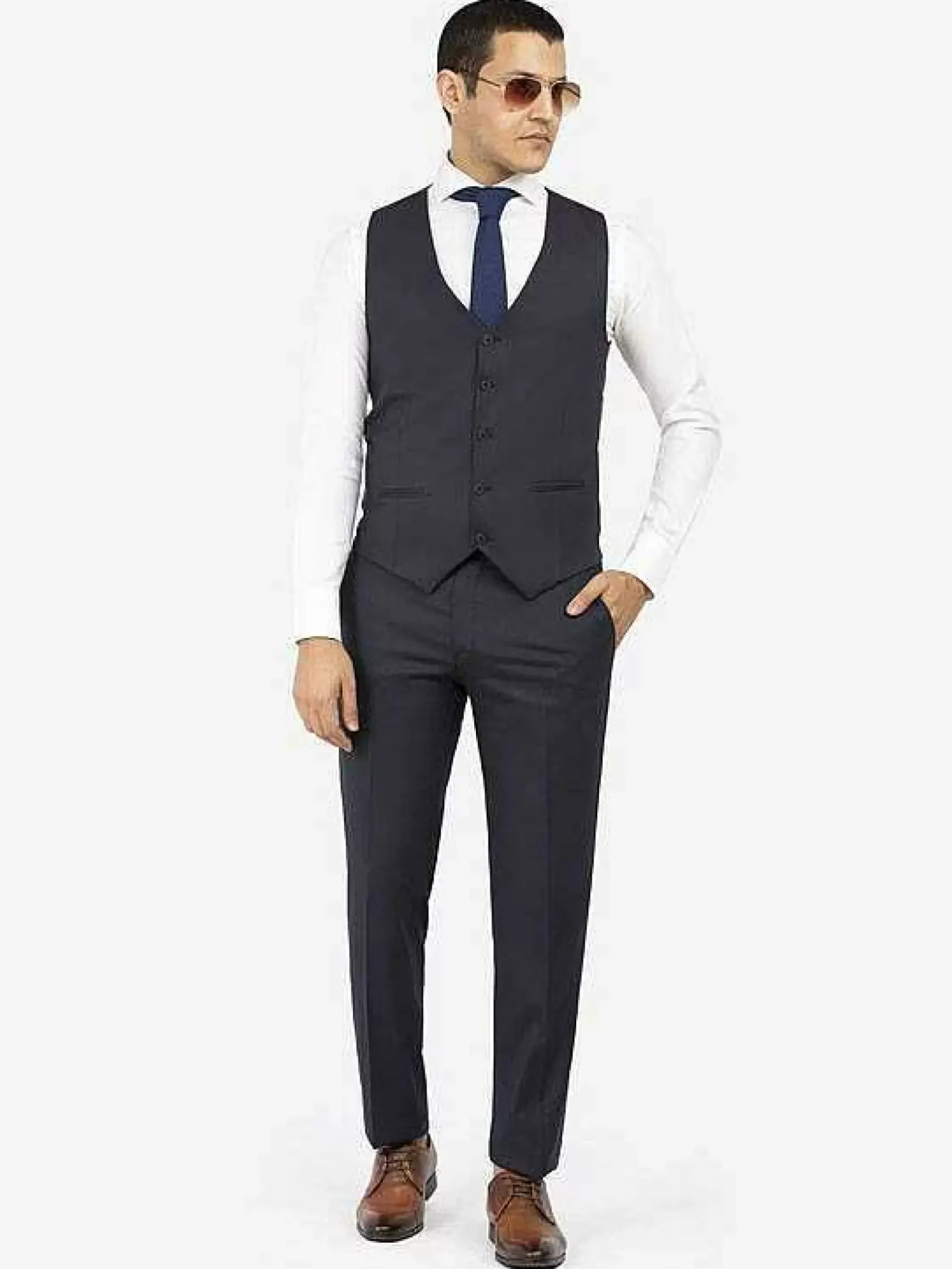 Wam Denim Pantalons|Pantalon 70059 Ussel Navy