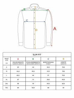 Wam Denim Overhemd Lange Mouwen|Pearl Solid White Overhemd Lange Mouw